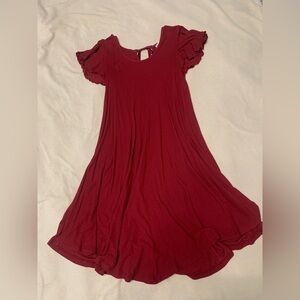 Tucker + Tate Vibrant Red Casual Kids Dress